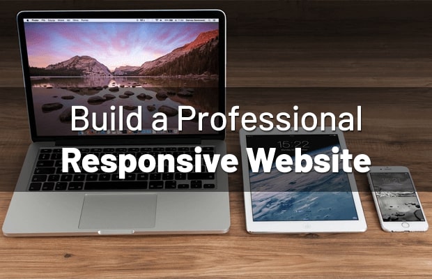 Building a professional and responsive website